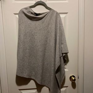 Light grey poncho